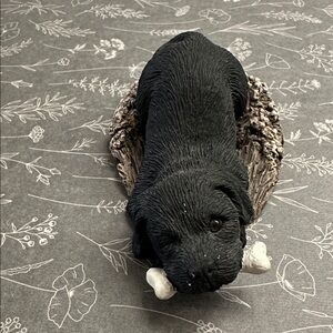 VTG 1991 Sandicast Pesky Peepers Black Lab with Bone - NWT
